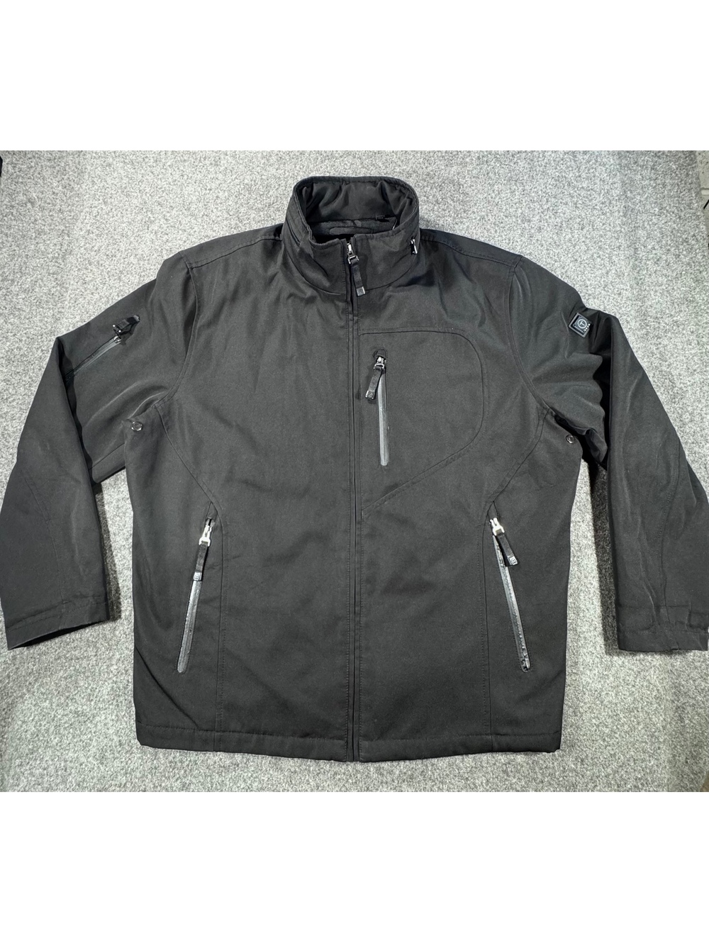 Tumi T-Tech Men's Black Softshell Tactical Jacket Water Resistant XXL -With Hood